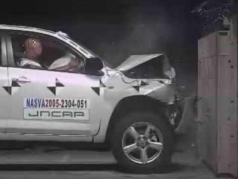 Видео краш-теста Toyota Rav4 5 дверей 2006 - 2008