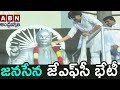 Pawan Kalyan pays  tribute to Ambedkar at Tank Bund