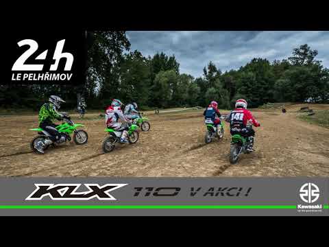 Kawasaki KLX 110 2022 Tested Závod novinářů v Pelhřimově (official video)
