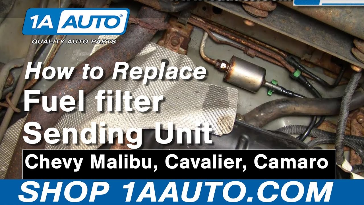 How To Install Replace Fuel Filter Chevy Malibu Cavalier ... 03 monte carlo wiring diagram 