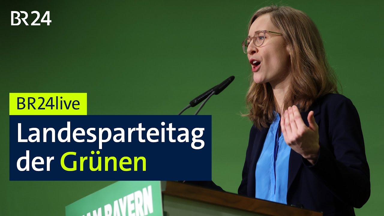 Vom Landesparteitag der Grünen in Bayern | BR24live