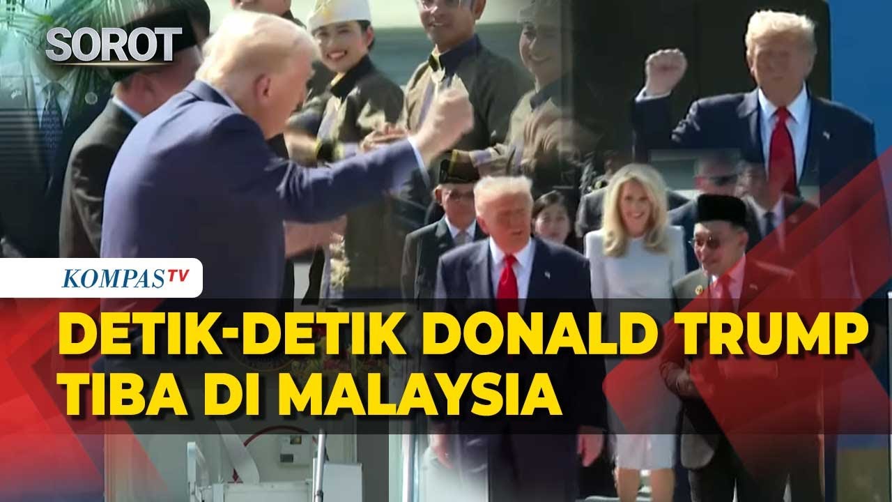 Presiden AS Donald Trump Tiba-Tiba Joget Bareng Penari Saat Tiba Malaysia, Hadiri KTT ASEAN 2025