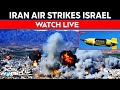 Iran And Israel Conflict | Iran Missile Attack On Israel | Iran Strikes Tel Aviv, Fire Breaks Out