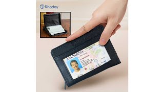 Pratinjau video produk Rhodey Lock Wallet Dompet Kartu Kulit 18 Slot - H013