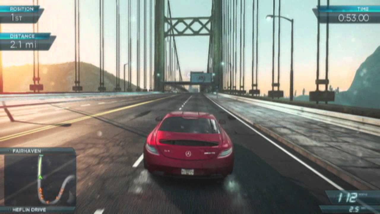 Need for speed most wanted mercedes sls #7