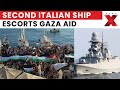 Watch | Italy Deploys Second Navy Ship to Escort Gaza Aid Flotilla | NewsX