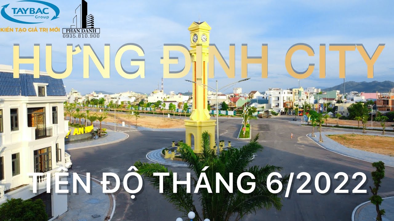 Hưng Định City - phố chợ An Nhơn, suất ngoại giao mặt chợ video