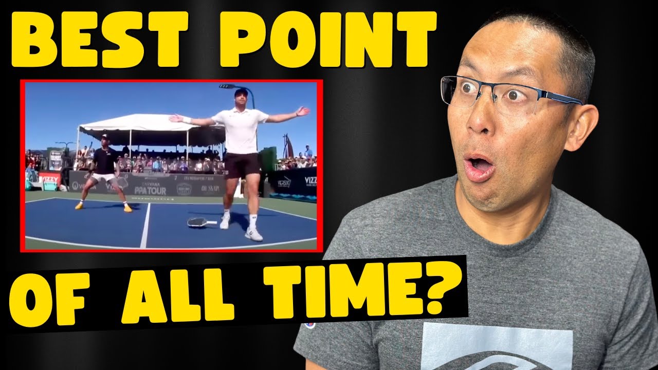 Pickleball Coach REACTS to the BEST Point of ALL Time?!?