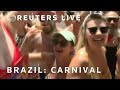 LIVE: Street carnival group Clube do Samba swings through Rio
