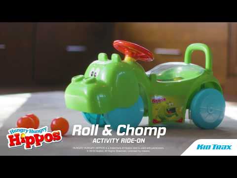 Bring the fun of the classic game right to the driveway and playroom as kids ride and play with this adorable Hasbro Hungry Hungry Hippo Activity Ride-On from Kid Trax! Bring the fun of the classic game right to the driveway and playroom as kids ride and play with this adorable Hasbro Hungry Hungry Hippo Activity Ride-On from Kid Trax!