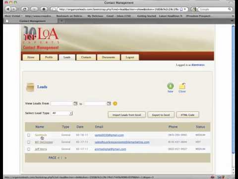 Local Online Advertising Experts Custom Contact Manager