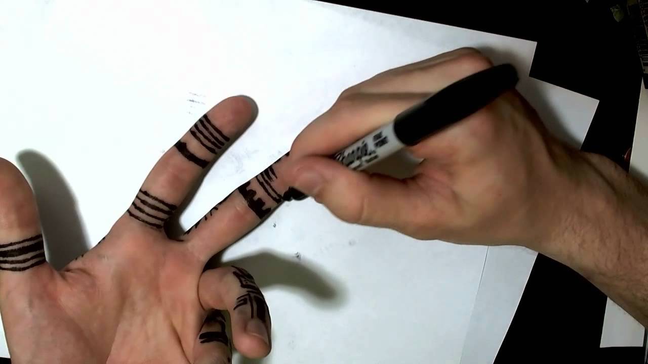 How To Draw On Your Hand YouTube