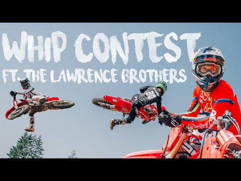 challenge Jett & Hunter Lawrence to a whip contest on the 2022 Honda CRF250R!