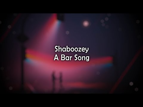 Shaboozey - A Bar Song (Tipsy)