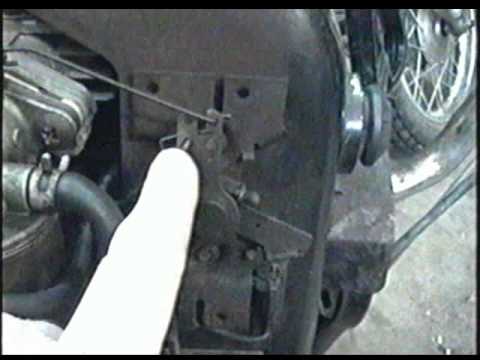 4-5hp Tecumseh Carburetor Throttle & Governor Linkage ... gas mini bike wiring diagram 