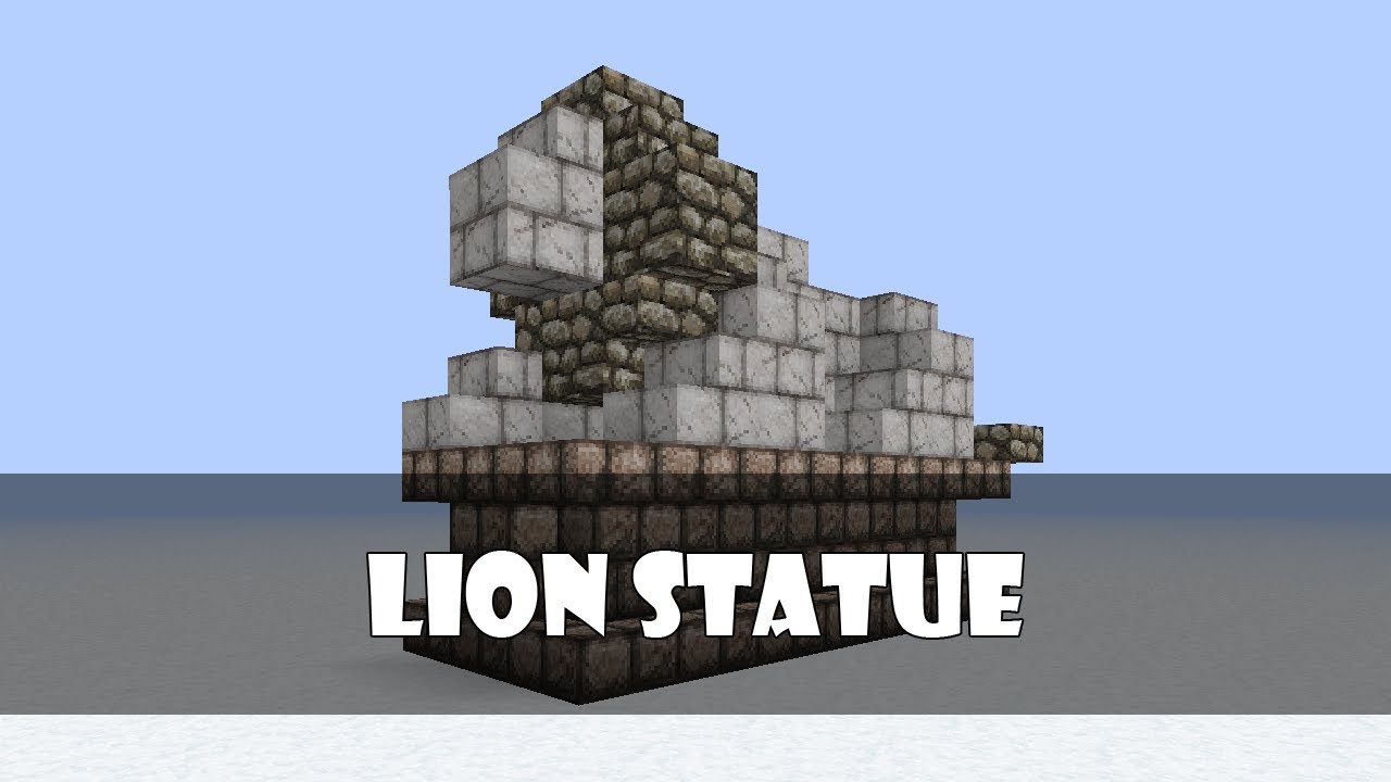 Minecraft Lion Statue