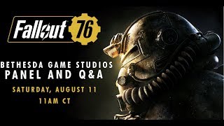 QuakeCon 2018 - Fallout 76 and Fan Q&A