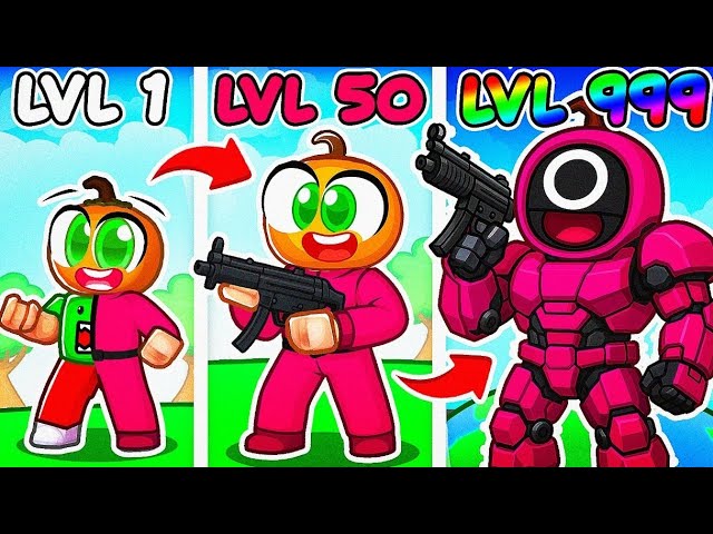 LEVEL 1 VS LEVEL 9999 Squid Game Gardiyanı! 😱 | Roblox