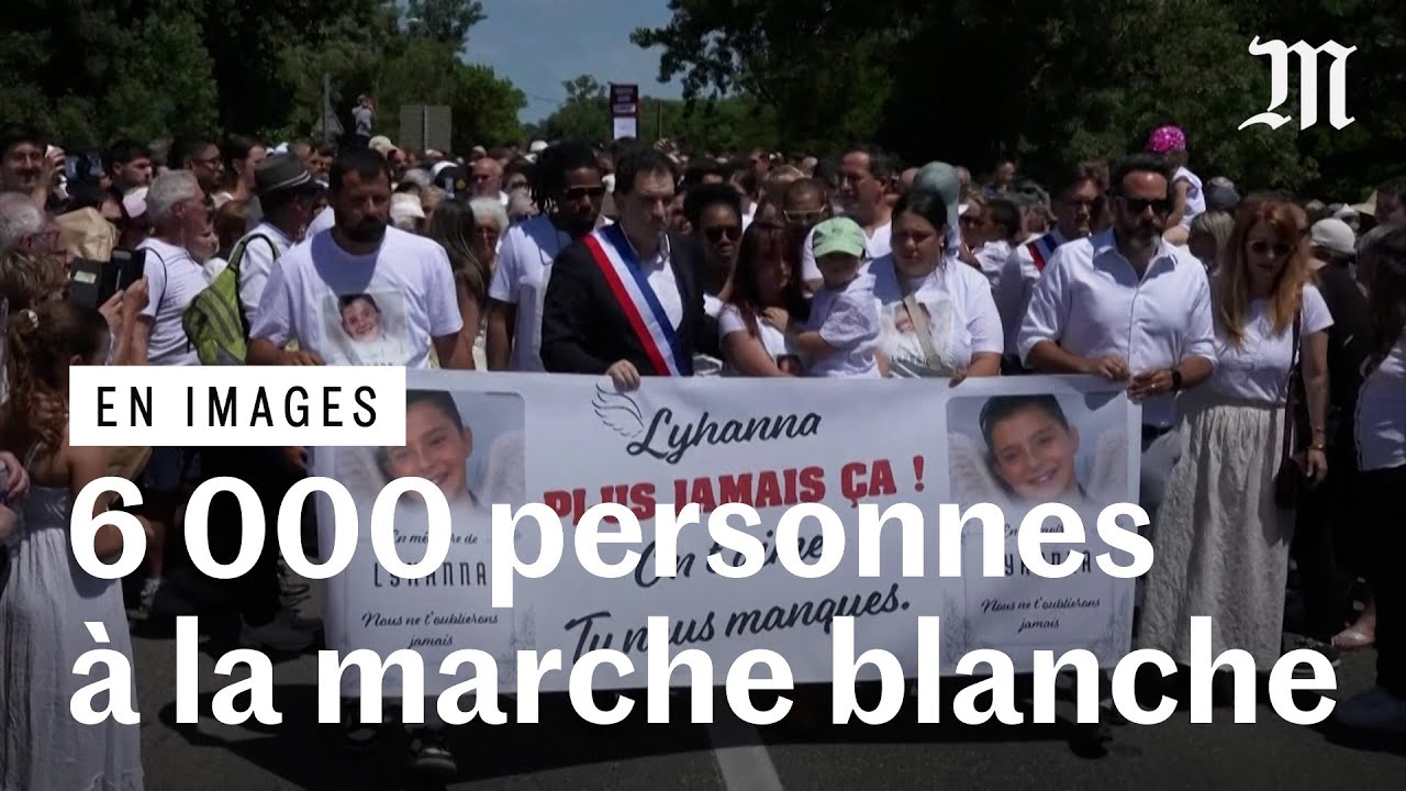 Mort de Lyhanna : 6 000 personnes à la marche blanche en hommage à la collégienne de 11 ans