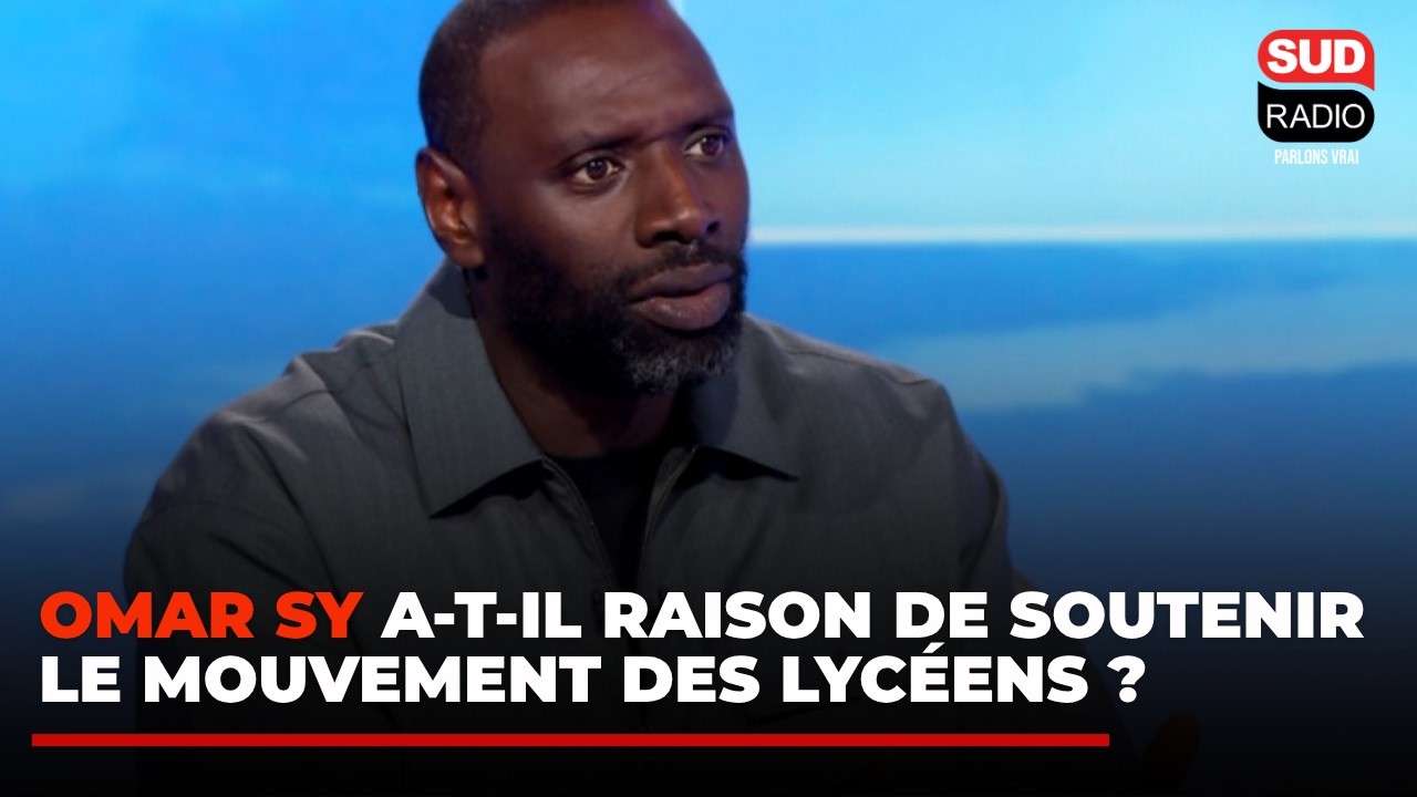 Que pensez-vous de la prise de position d’Omar Sy en faveur des lycéens ?