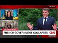 French government collapses after prime minister loses confidence vote(CNN) - 08:03 min - News - Video