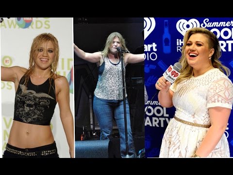 Kelly Clarkson weight gain transformation 2009 -2015