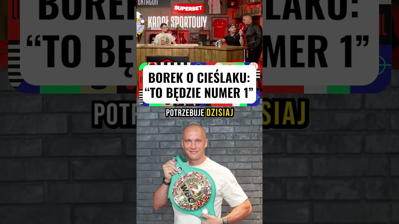 Borek o michale cieślaku: to będzie numer jeden #shorts