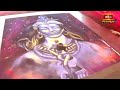 Rangoli Art : ముక్కంటి ఈశ్వరుడు ముల్లోక పూజ్యుడు ఆ పరమేశ్వరుని అందమైన రూపం | Koti Deepotsavam 2023  - 03:44 min - News - Video