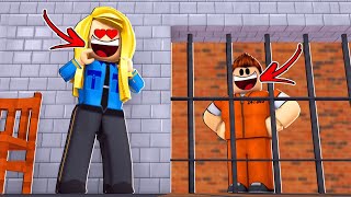 Roblox Jailbreak Fgteev Escapes Jail At 3am Corrupt Cop - 