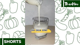 Cách làm sữa chua uống đơn giản