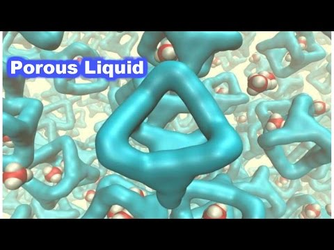 World's First ''porous liquid'' invented. Useful for ‘carbon capture’.