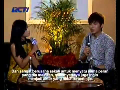 Lee Min Ho Interview with Dahsyat