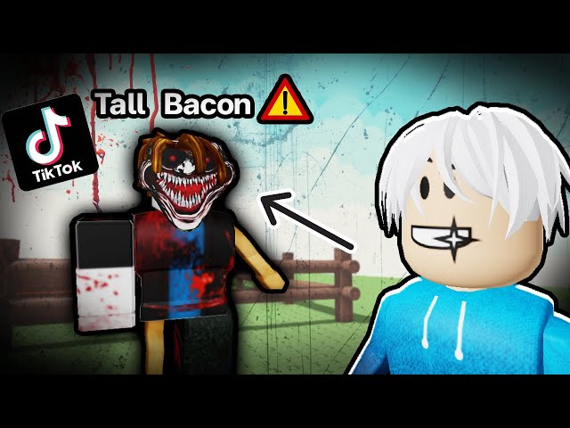 ห้ามคุยกับ Tall Bacon (ผี)😨😭 Roblox Grow a Garden