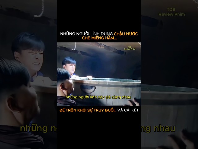 KHI BỊ TRUY ĐUỔI NHỮNG NGƯỜI LÍNH ĐÃ NGHĨ RA CÁCH NÀY ĐỂ CHE MIỆNG HẦM #youtubeshorts #reviewphim