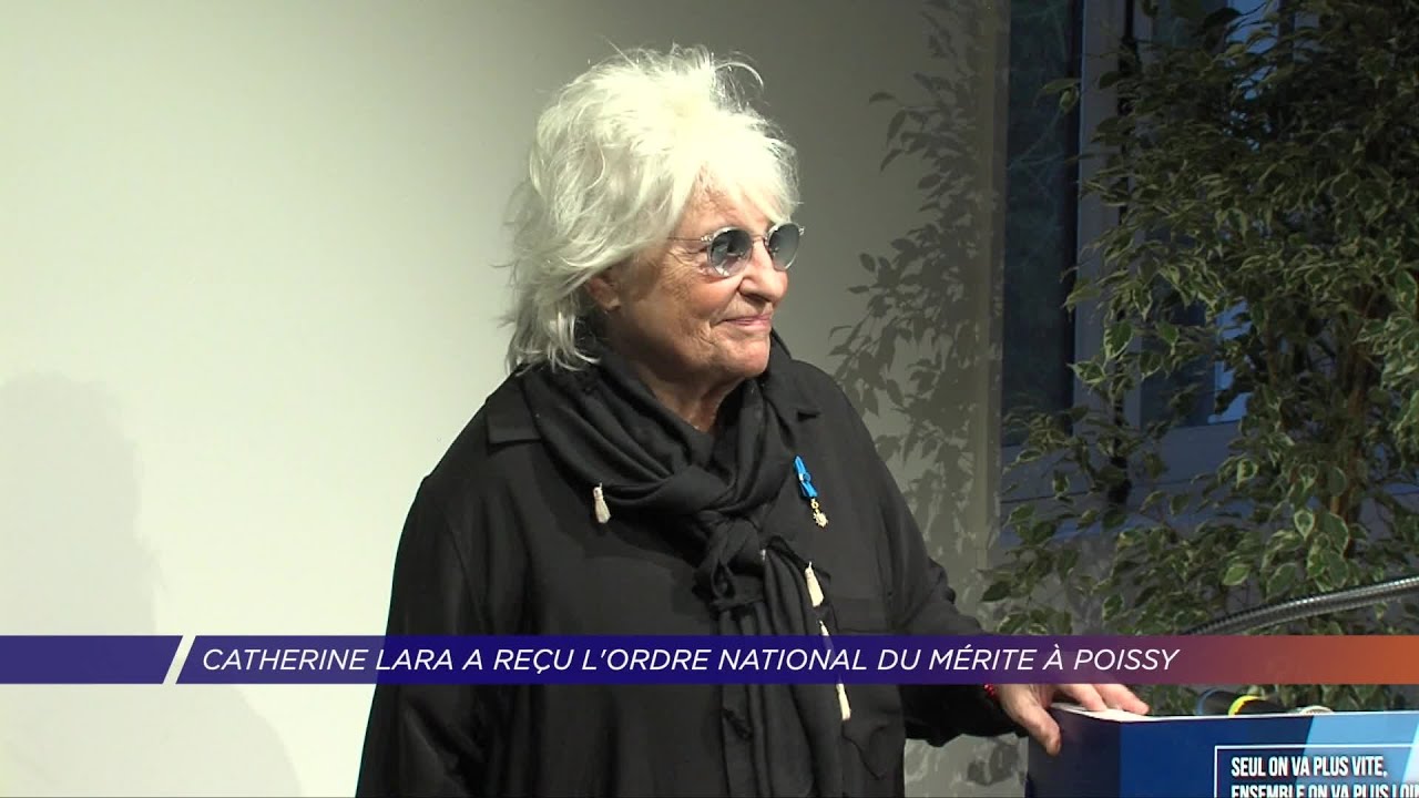 Yvelines | Catherine Lara a reçu l’ordre national du Mérite à Poissy