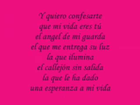 mi vida eres tu - el dragon ( lyrics ) - YouTube