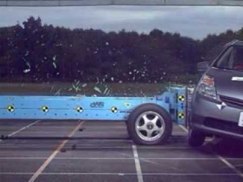 teste de colisão vídeo Toyota Prius 2004 - 2006