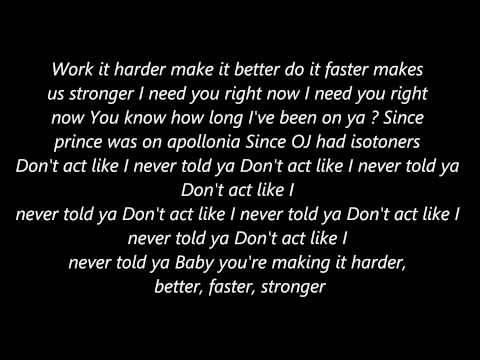 Kanye West Stronger [Lyrics]