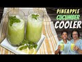 Pineapple Cucumber Cooler Drink Recipe | Refreshing Summer Beverage