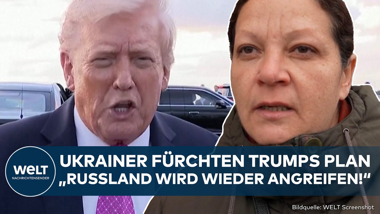 PUTINS KRIEG: Schock in Ukraine! Trump will Front einfrieren! Bürger trauen Russland nicht