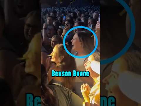 Benson Boone met his ex girlfriend from middle school during a concert 😂