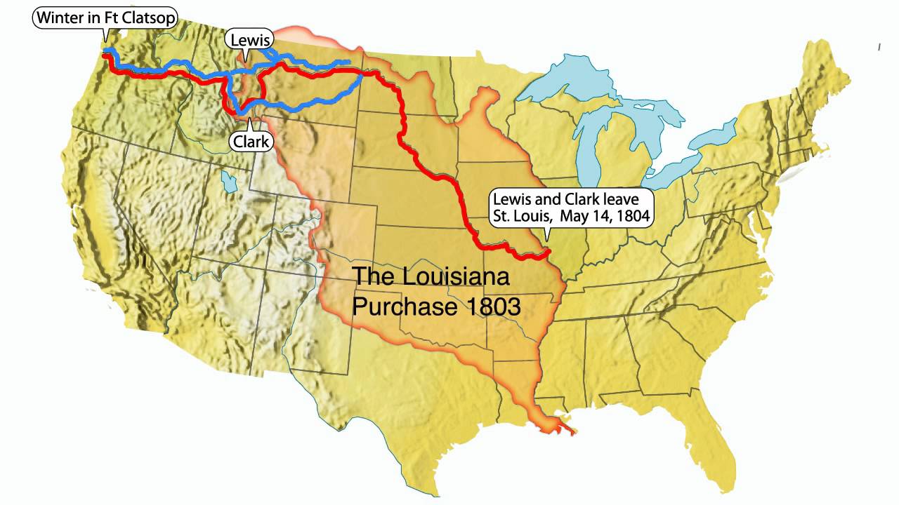 Lewis And Clark Animated Map YouTube