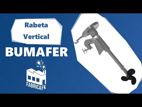 Rabeta Vertical de Popa Barco para Motor 4 a 6,5 CV Bumafer - Vídeo explicativo