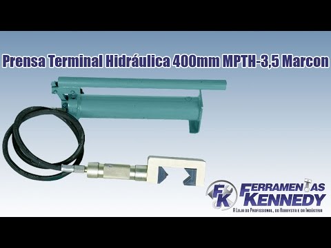 Prensa Terminal Hidráulico 400mm MPTH-3,5 Marcon - Vídeo explicativo