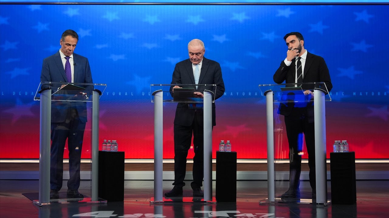 Mamdani, Cuomo and Sliwa square off in NYC mayoral debate