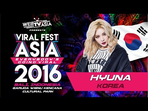 HyunA - Live Performance at VIRAL FEST ASIA 2016 BALI Indonesia
