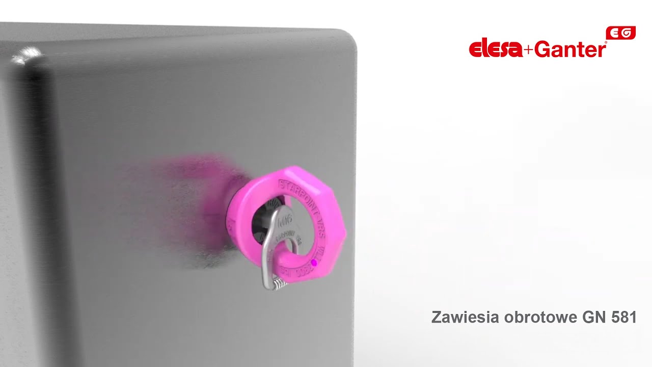 Zawiesia (obrotowe) GN 581 video