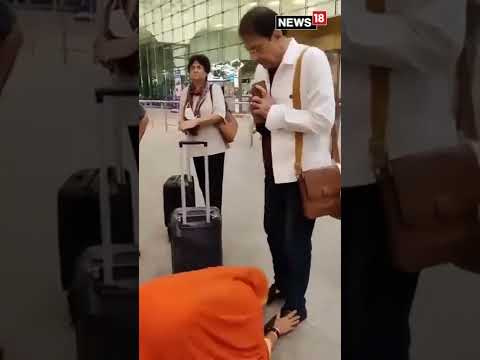 Woman touches feet of reel life Ram Arun Govil, video goes viral