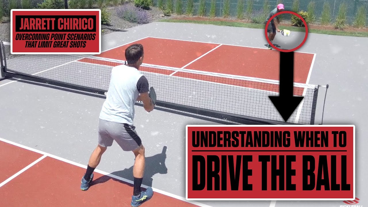 When to Drive the Pickleball: Mini-Pickleball Drills