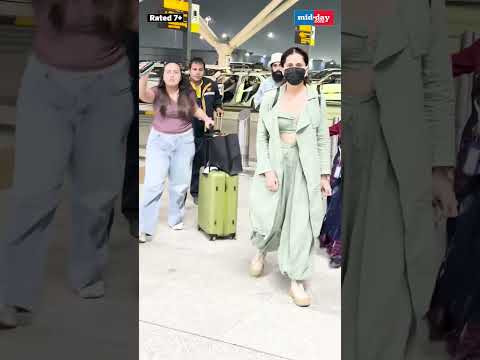 Taapsee Pannu Reacts in Shock as Paps Fall at Mumbai Airport short 1K views  play Short